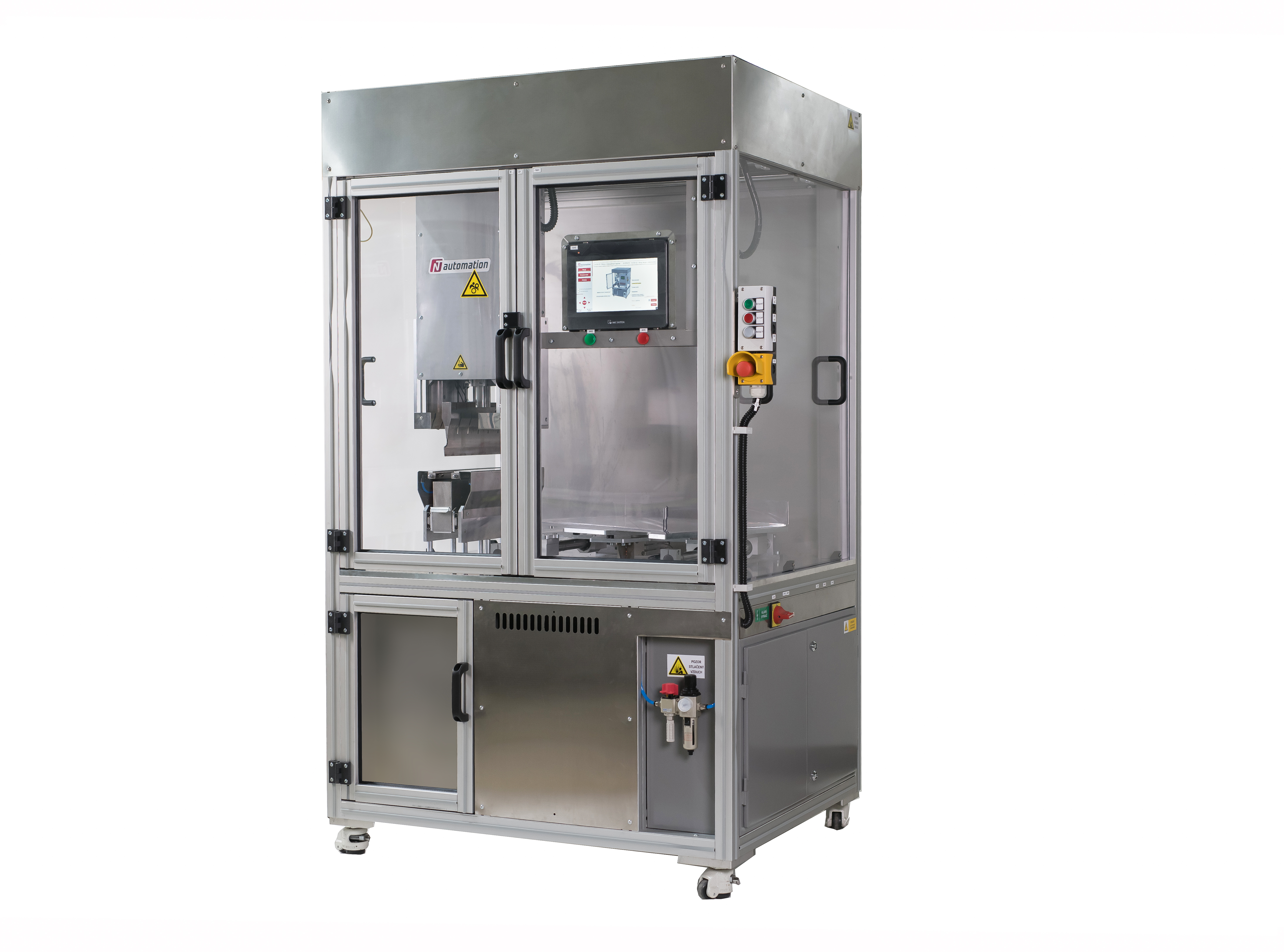 Ultrasonic cake-cutting machine